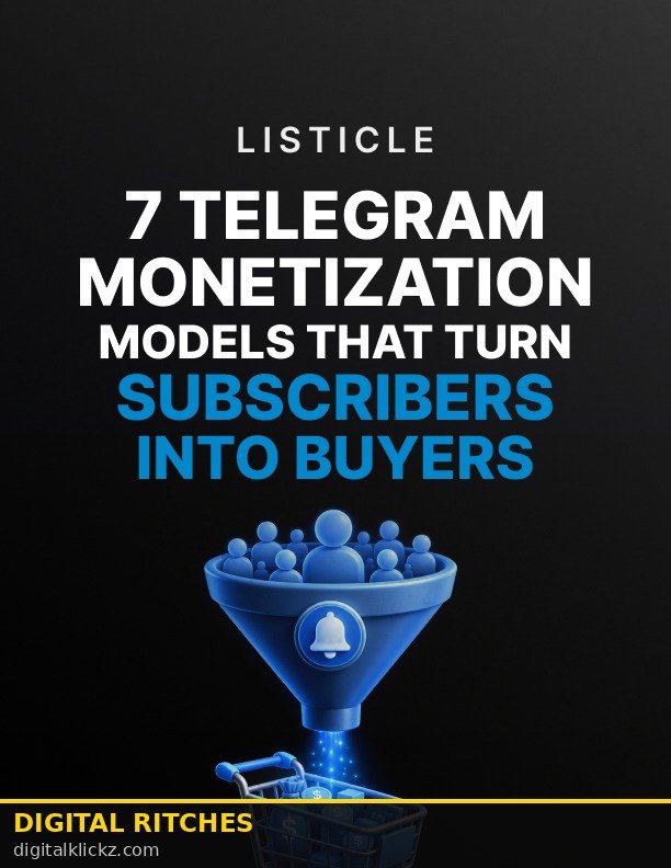 7 Telegram Monetization Models