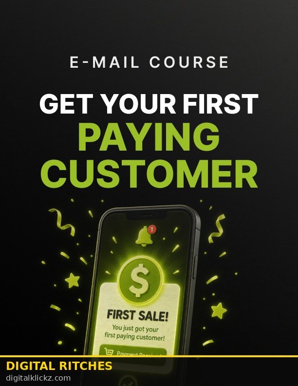 Get Your First Paying Customer